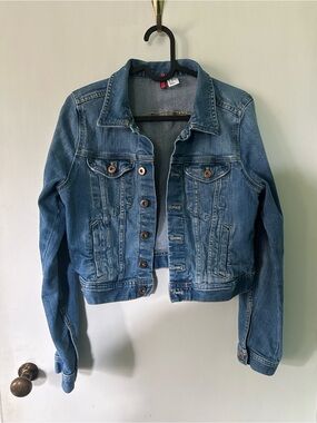 H&M Cropped Denim Jacket - Women's
